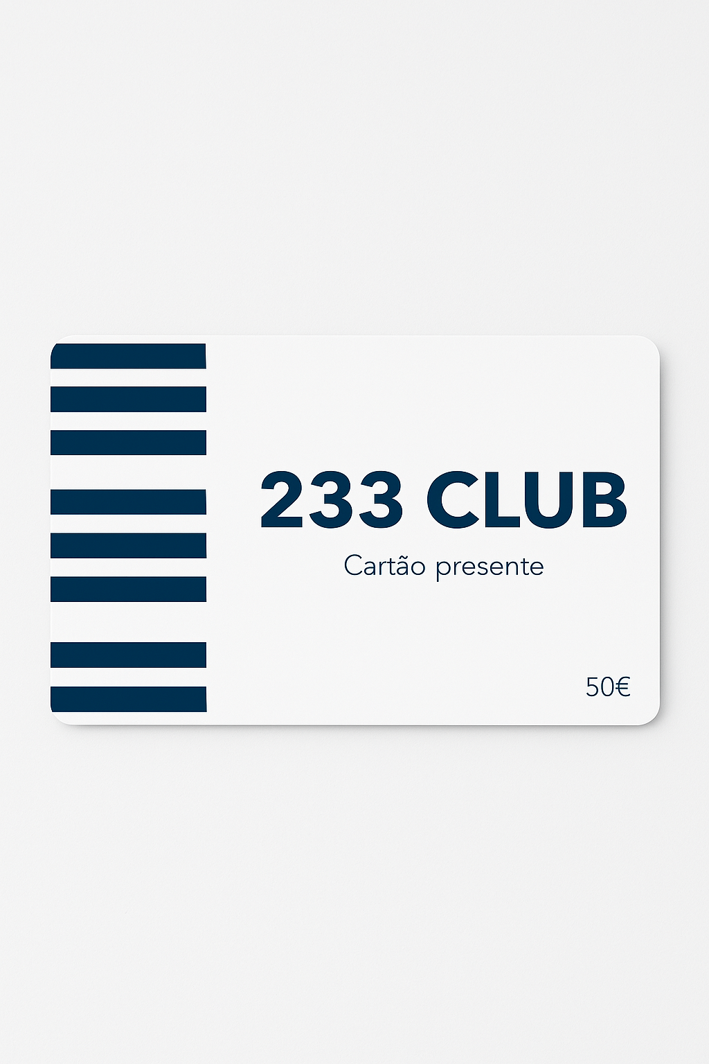 Cartão presente 233 Club