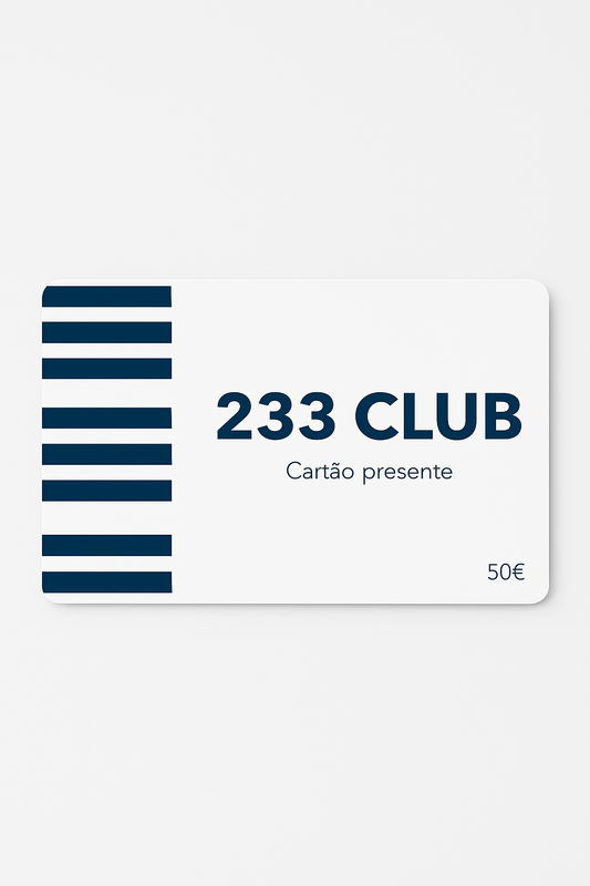 Cartão presente 233 Club