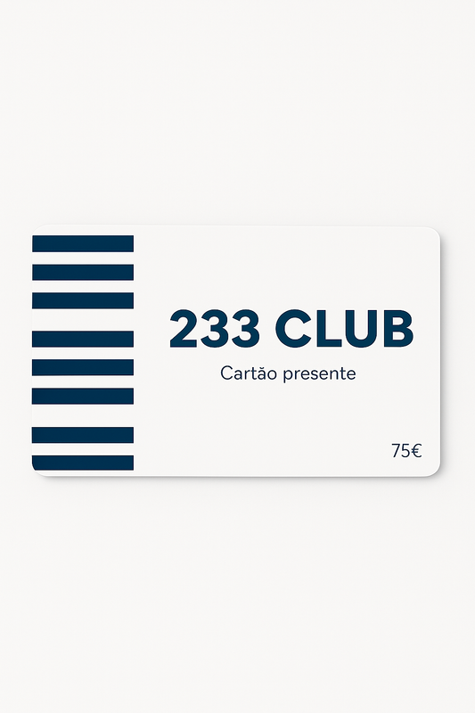 Cartão presente 233 Club